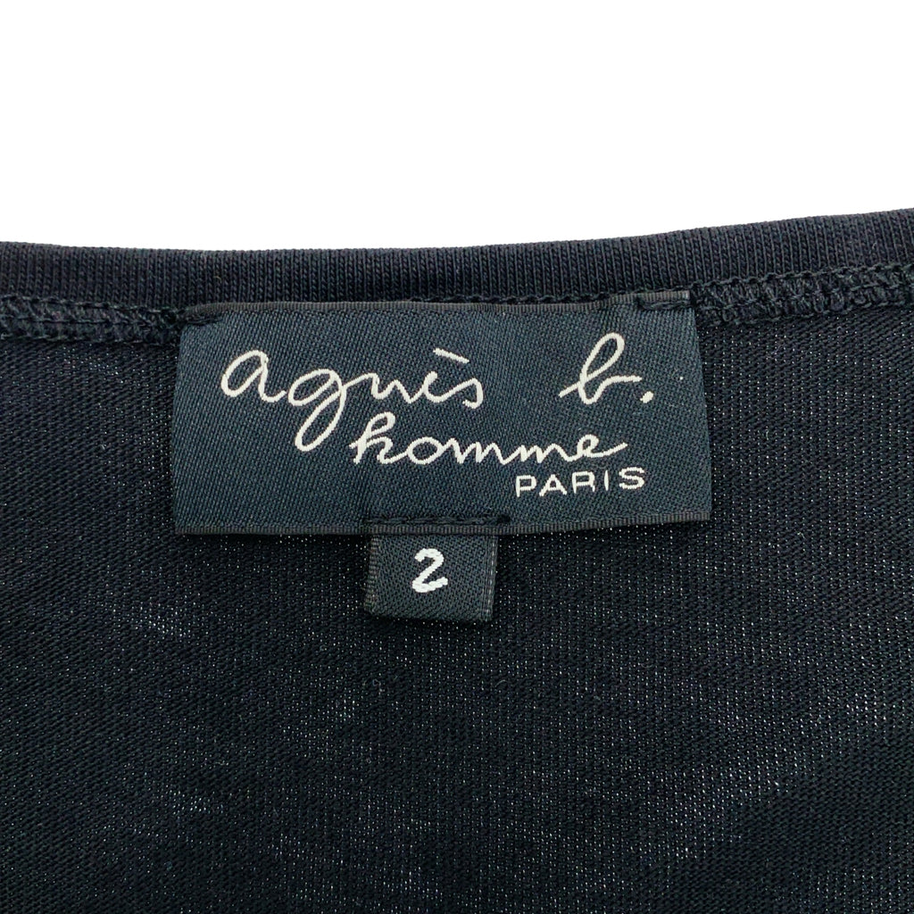 Agnes b. HOMME / 아니에스베옴 | La plage 코튼 전사 포토프린트 롱 슬리브 컷소우 | 3 |