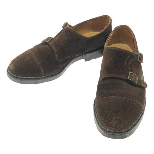 Paraboot | William Suede Double Monk Shoes | 9.5 | Men's