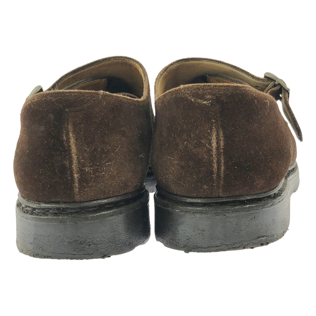 Paraboot | William 絨面革雙僧侶鞋 | 9.5 |深棕色 |男士