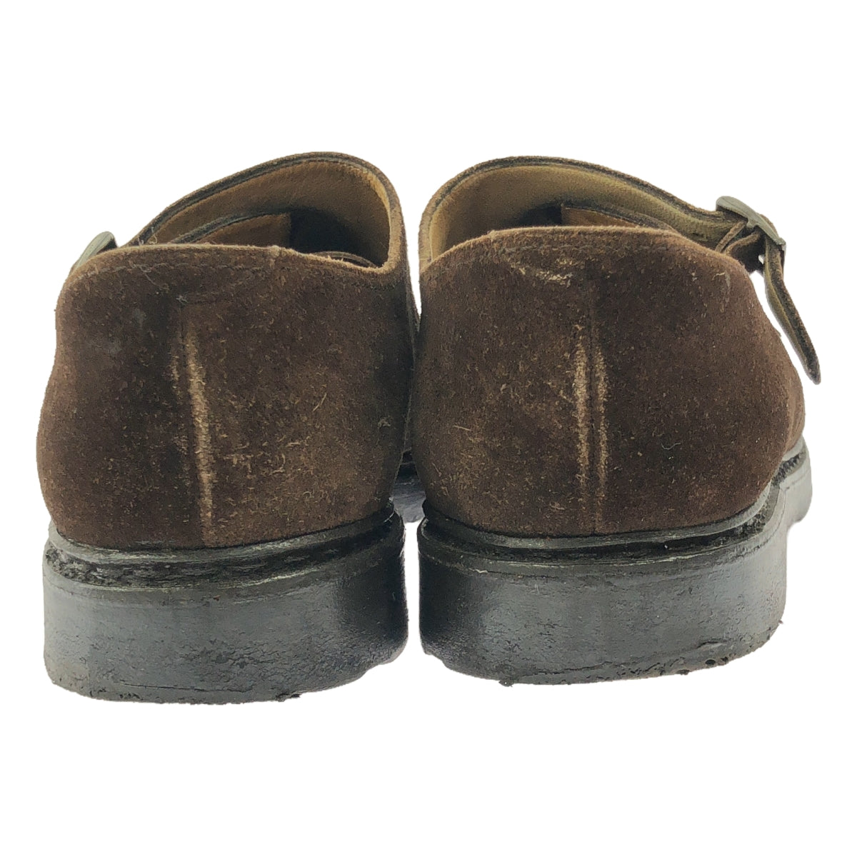 Paraboot / パラブーツ | ウィリアム スエード ダブルモンク シューズ | 9.5 | ダークブラウン | メンズ
