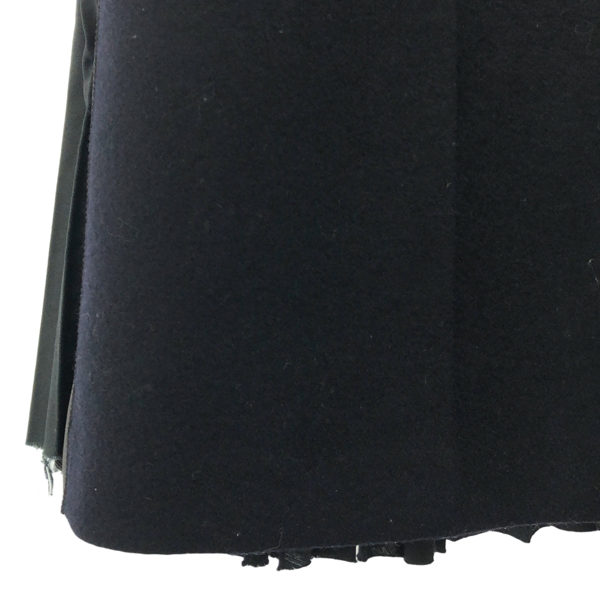 sacai / Sacai | 羊毛側邊褶皺褲 | 0 | 黑色 | 女款