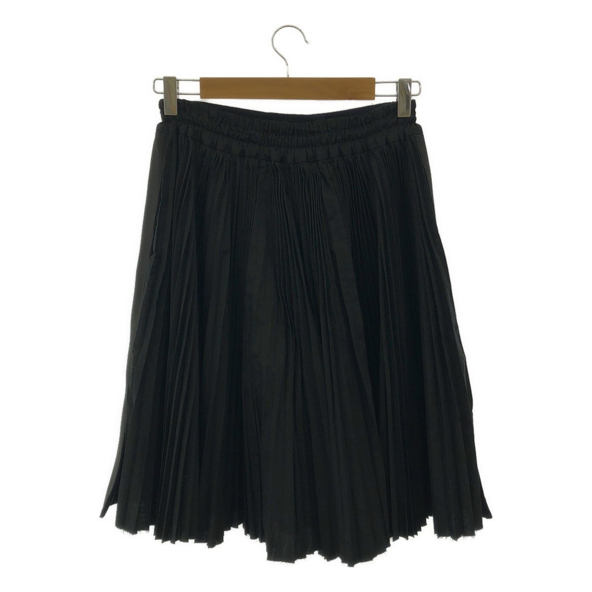 sacai / Sacai | 羊毛側邊褶皺褲 | 0 | 黑色 | 女款