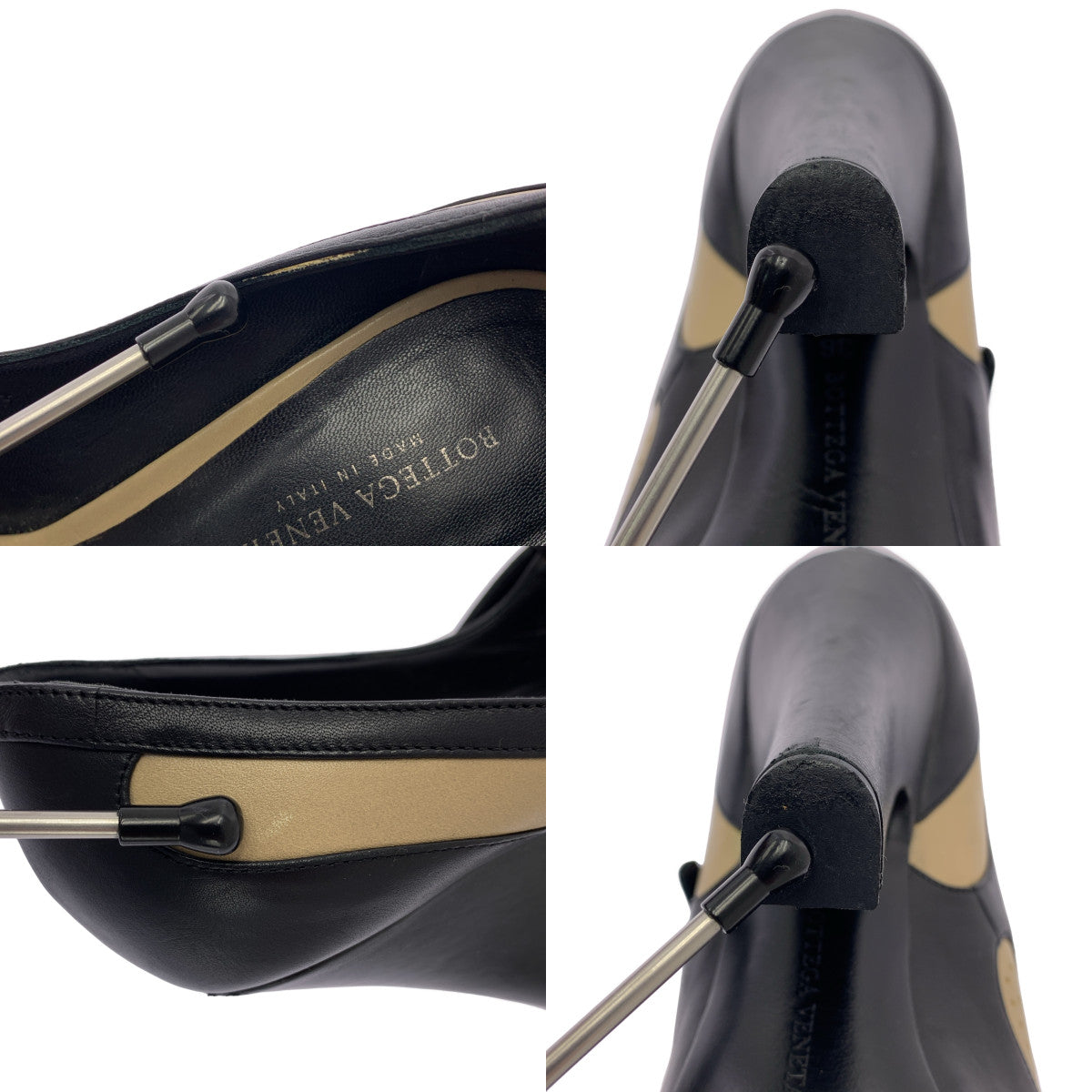 BOTTEGA VENETA / 보테가 베네타 | 가죽 바이 컬러 스트랩 펌프스 | 36 | 여성