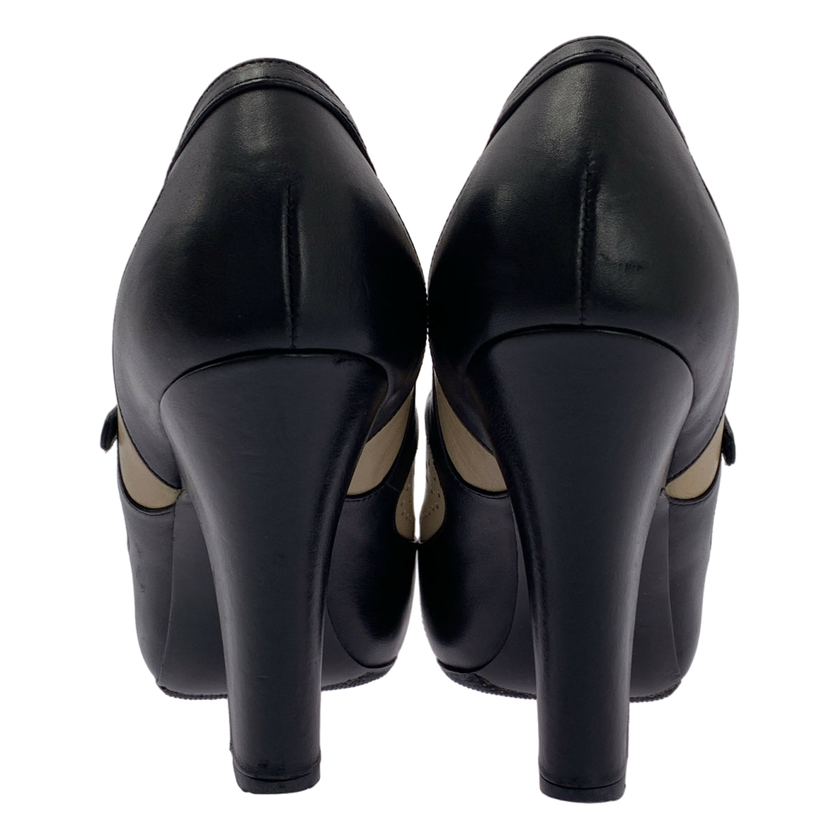 BOTTEGA VENETA / 보테가 베네타 | 가죽 바이 컬러 스트랩 펌프스 | 36 | 여성