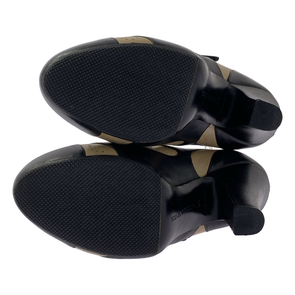 BOTTEGA VENETA / 보테가 베네타 | 가죽 바이 컬러 스트랩 펌프스 | 36 | 여성