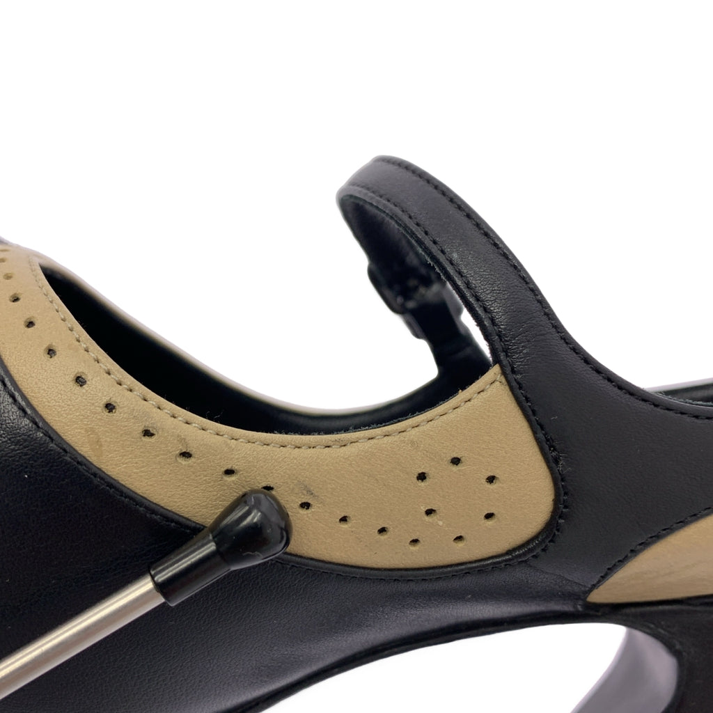 BOTTEGA VENETA / 보테가 베네타 | 가죽 바이 컬러 스트랩 펌프스 | 36 | 여성