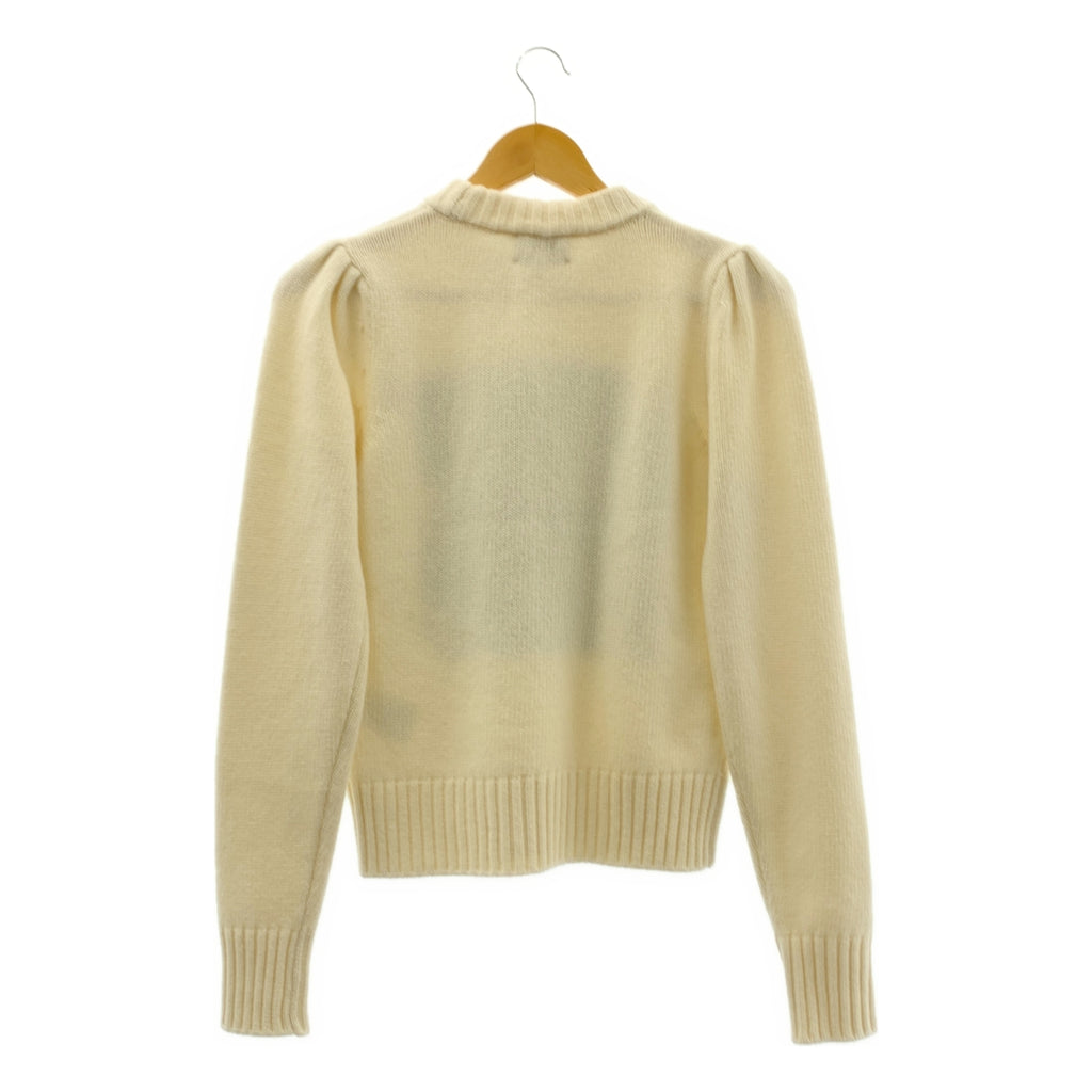 Ganni / Ganni | GANNI WORLD Logo 圓領針織衫 | XS | 女款