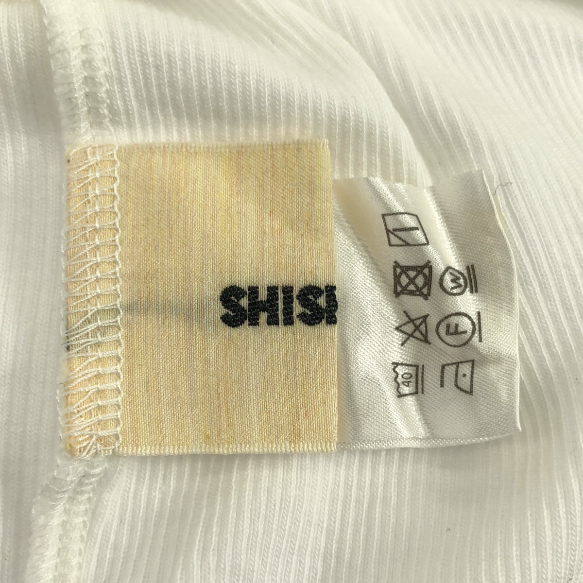 THE SHISHIKUI | RIB TEE 棉質羅紋T卹 | F碼 | 女款