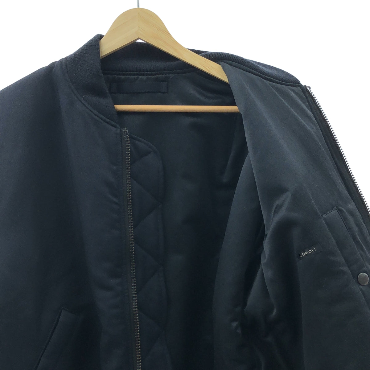 COMOLI / コモリ | 2021AW | シルクナイロン MA-1 フライトジャケット