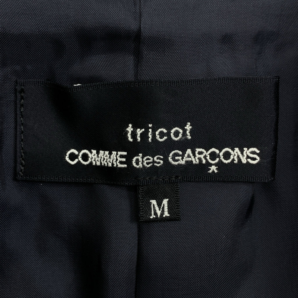 [狀況極佳] tricot COMME des GARÇONS | 2019 秋冬 / 2019 秋冬 | 連帽羊毛修身外套 | M 碼 | 海軍藍 | 女款