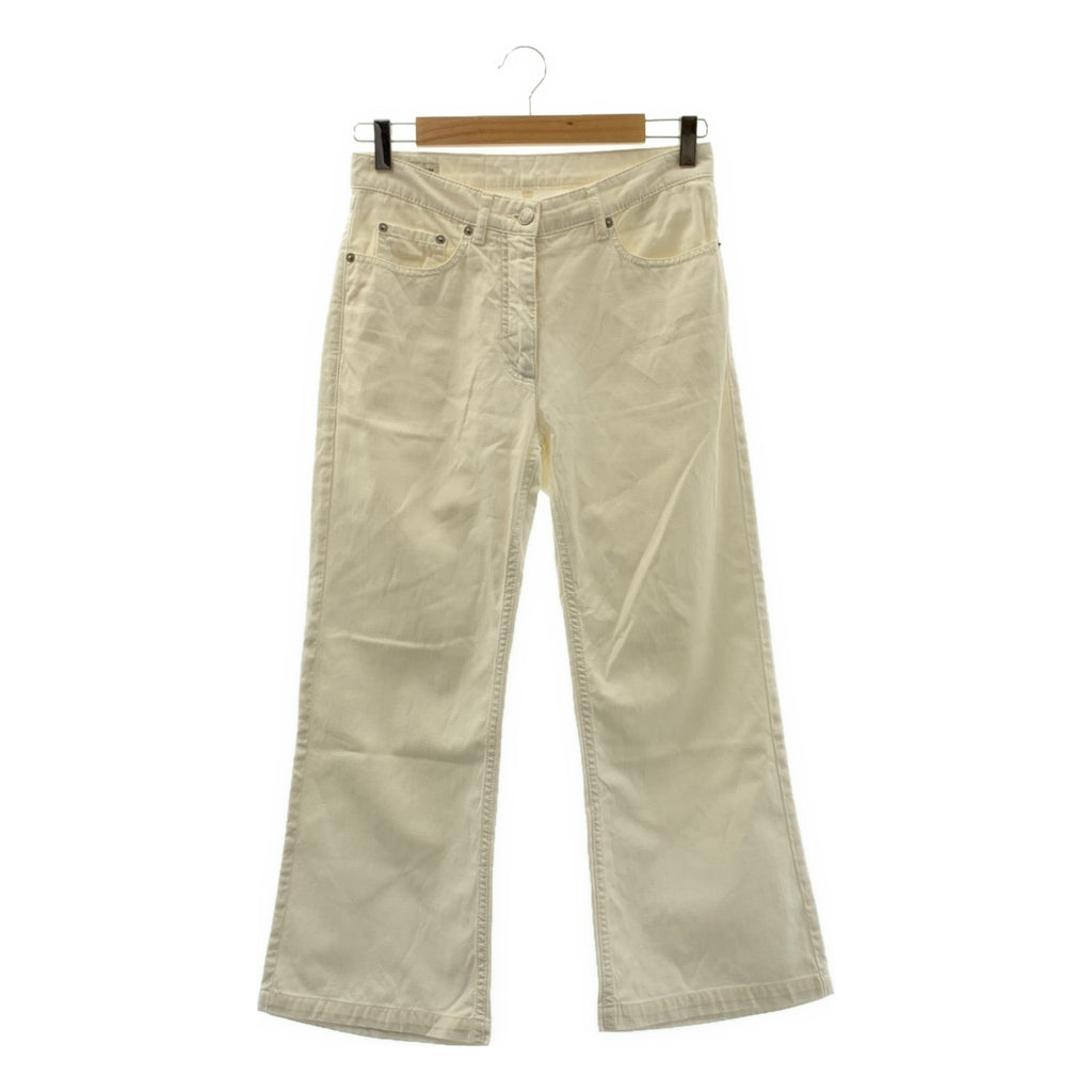 DRIES VAN NOTEN / 드리스 반 노텐 | 코튼 린넨 플레어 5 포켓 바지 | M |