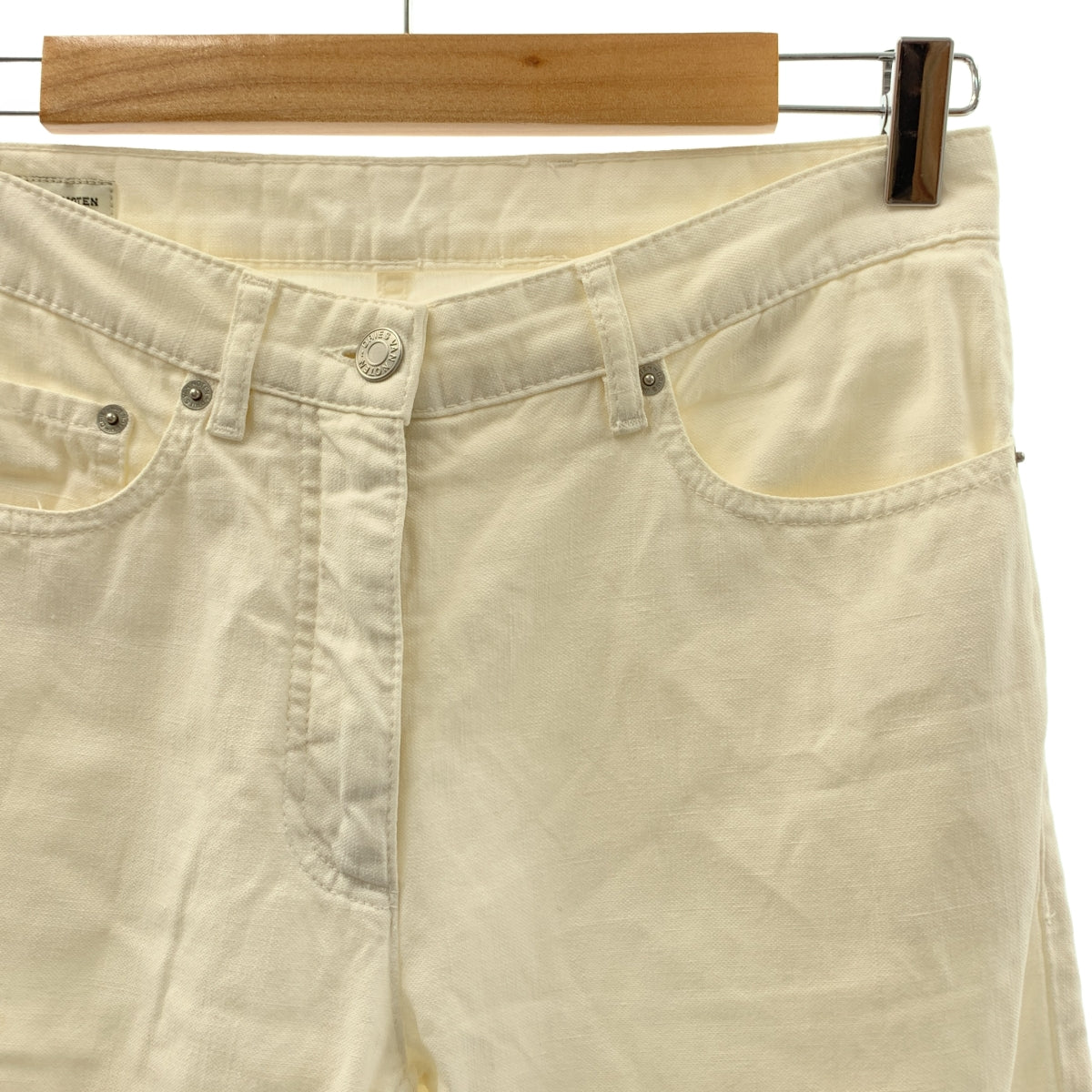 DRIES VAN NOTEN / 드리스 반 노텐 | 코튼 린넨 플레어 5 포켓 바지 | M |