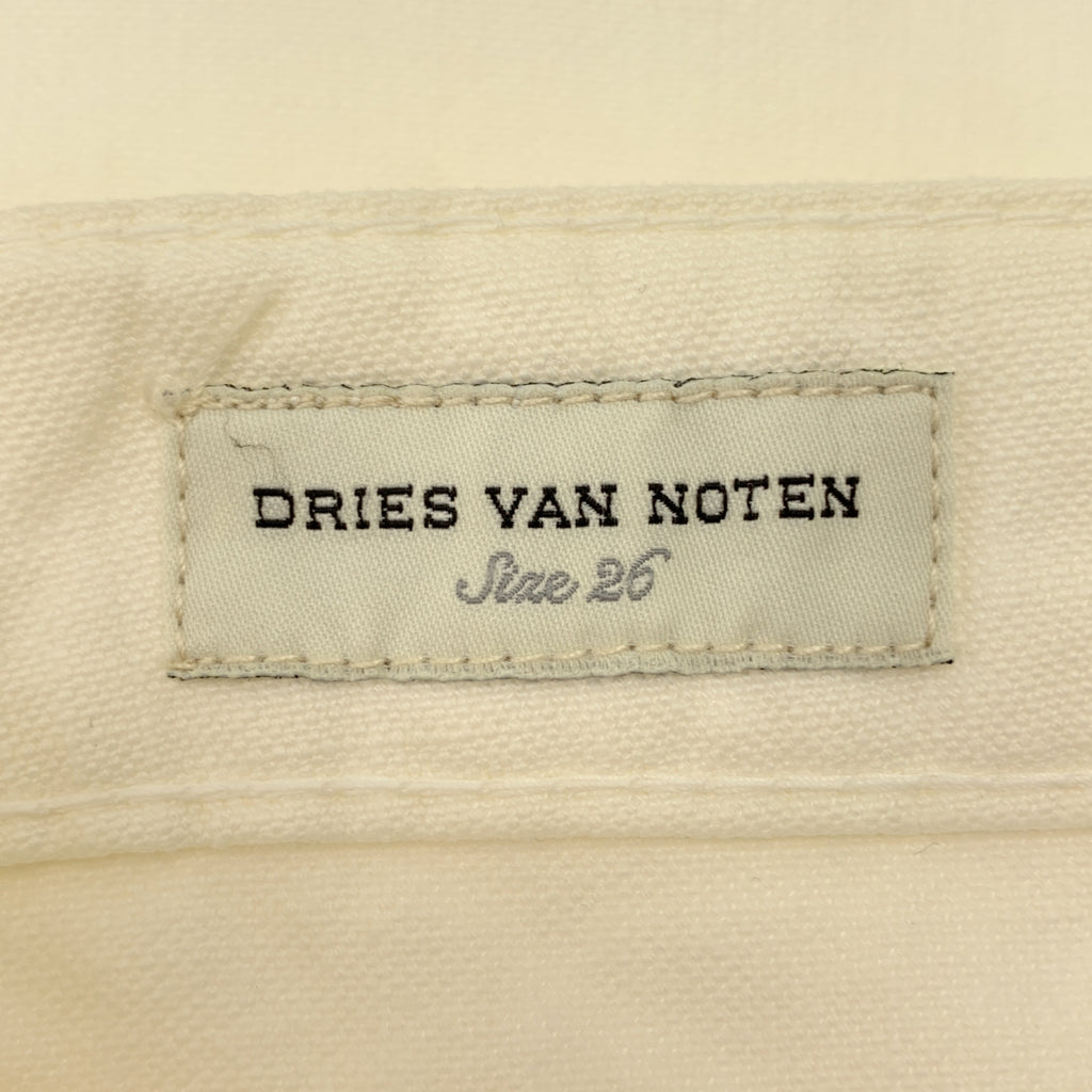 DRIES VAN NOTEN / 드리스 반 노텐 | 코튼 린넨 플레어 5 포켓 바지 | M |