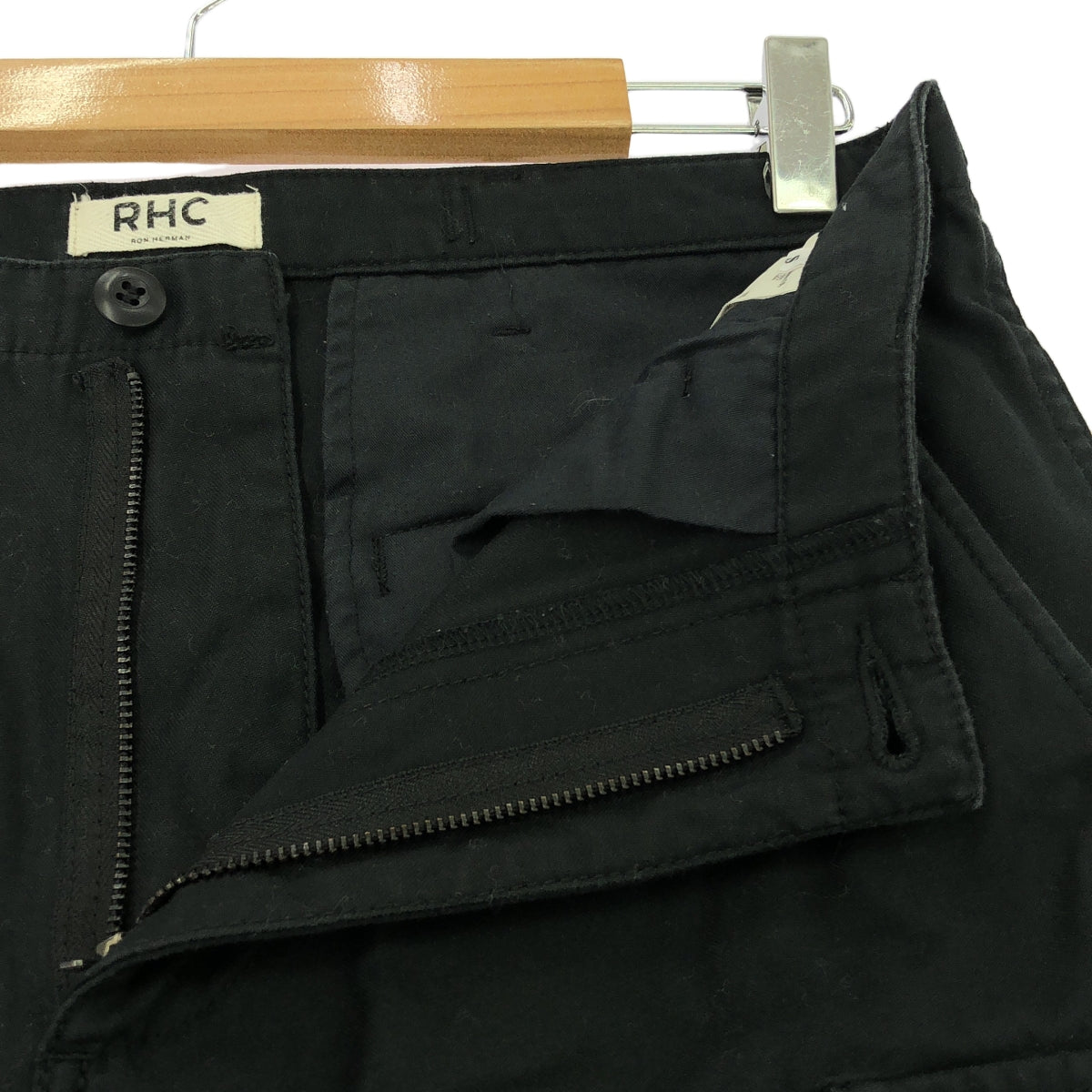 RHC Ron Herman / RHC Ron Herman | 棉質軍裝寬褲 | S | 黑色 | 女款