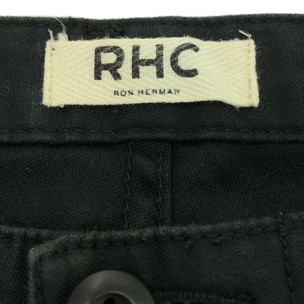 RHC Ron Herman / アールエイチシーロンハーマン | コットン ミリタリー カーゴ ワイドパンツ | S | ブラック | レディース
