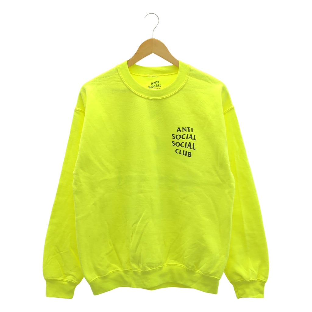 ANTI SOCIAL SOCIAL CLUB / アンチソーシャルソーシャルクラブ | クルーネック スウェット | M | ネオンイエロー | メンズ