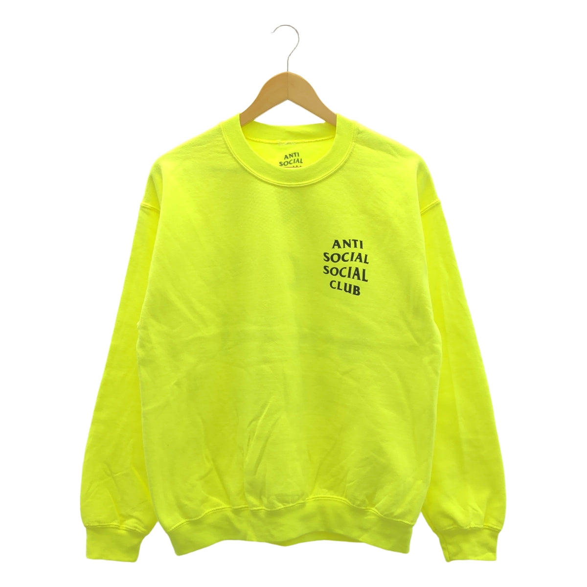 ANTI SOCIAL SOCIAL CLUB / アンチソーシャルソーシャルクラブ | クルーネック スウェット | M | ネオンイエロー | メンズ