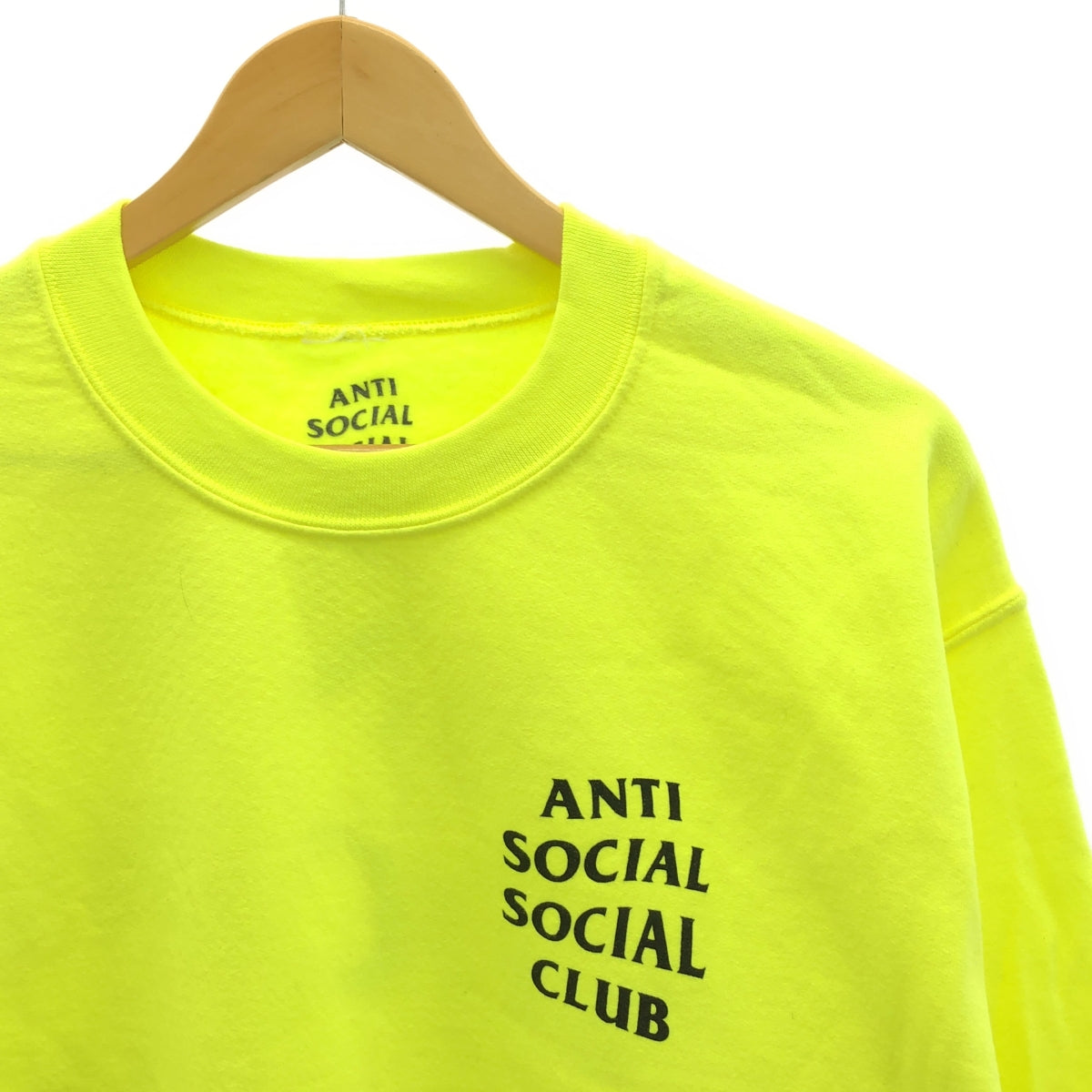 ANTI SOCIAL SOCIAL CLUB / アンチソーシャルソーシャルクラブ | クルーネック スウェット | M | ネオンイエロー | メンズ