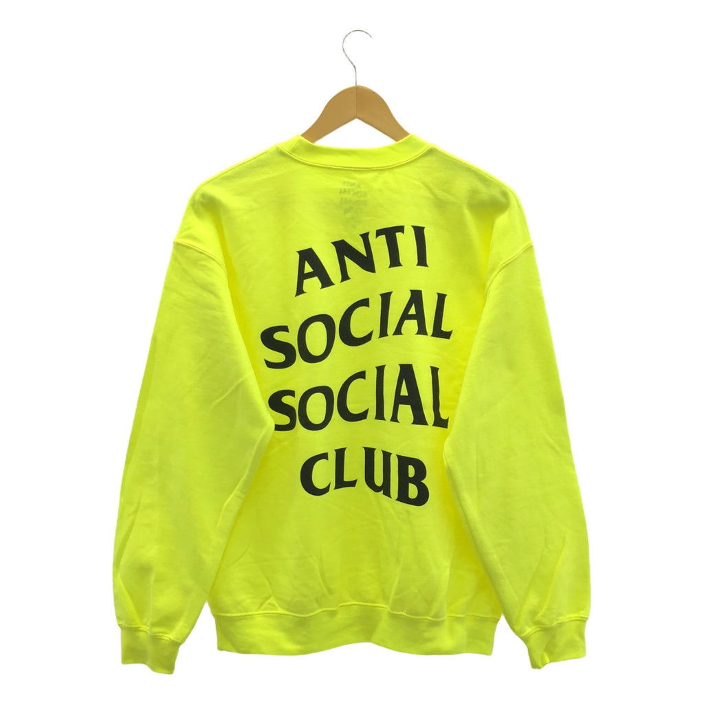 ANTI SOCIAL SOCIAL CLUB / アンチソーシャルソーシャルクラブ | クルーネック スウェット | M | ネオンイエロー | メンズ