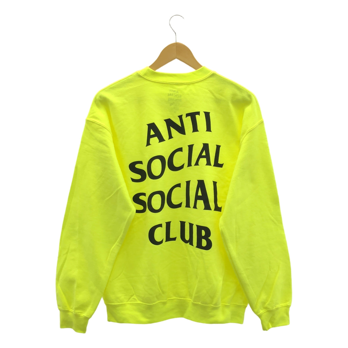 ANTI SOCIAL SOCIAL CLUB / アンチソーシャルソーシャルクラブ | クルーネック スウェット | M | ネオンイエロー | メンズ
