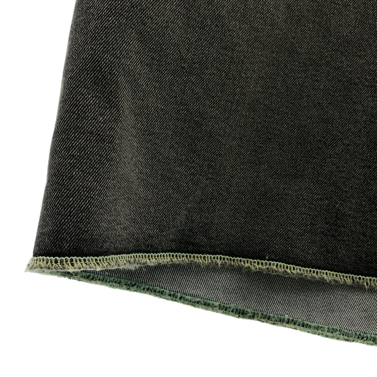 N.HOOLYWOOD / 엔 할리우드 | COMPILE / DENIM HALF PANTS / 블랙 데님 와이드 이지 반바지 반바지 | 42 | 남성