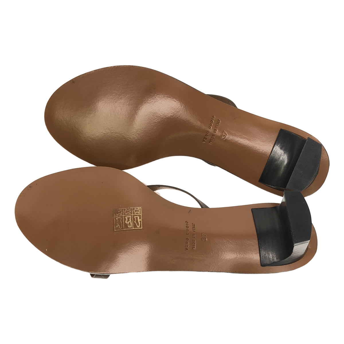 ATP atelier | Leather thong heel sandals | 37 | Women's