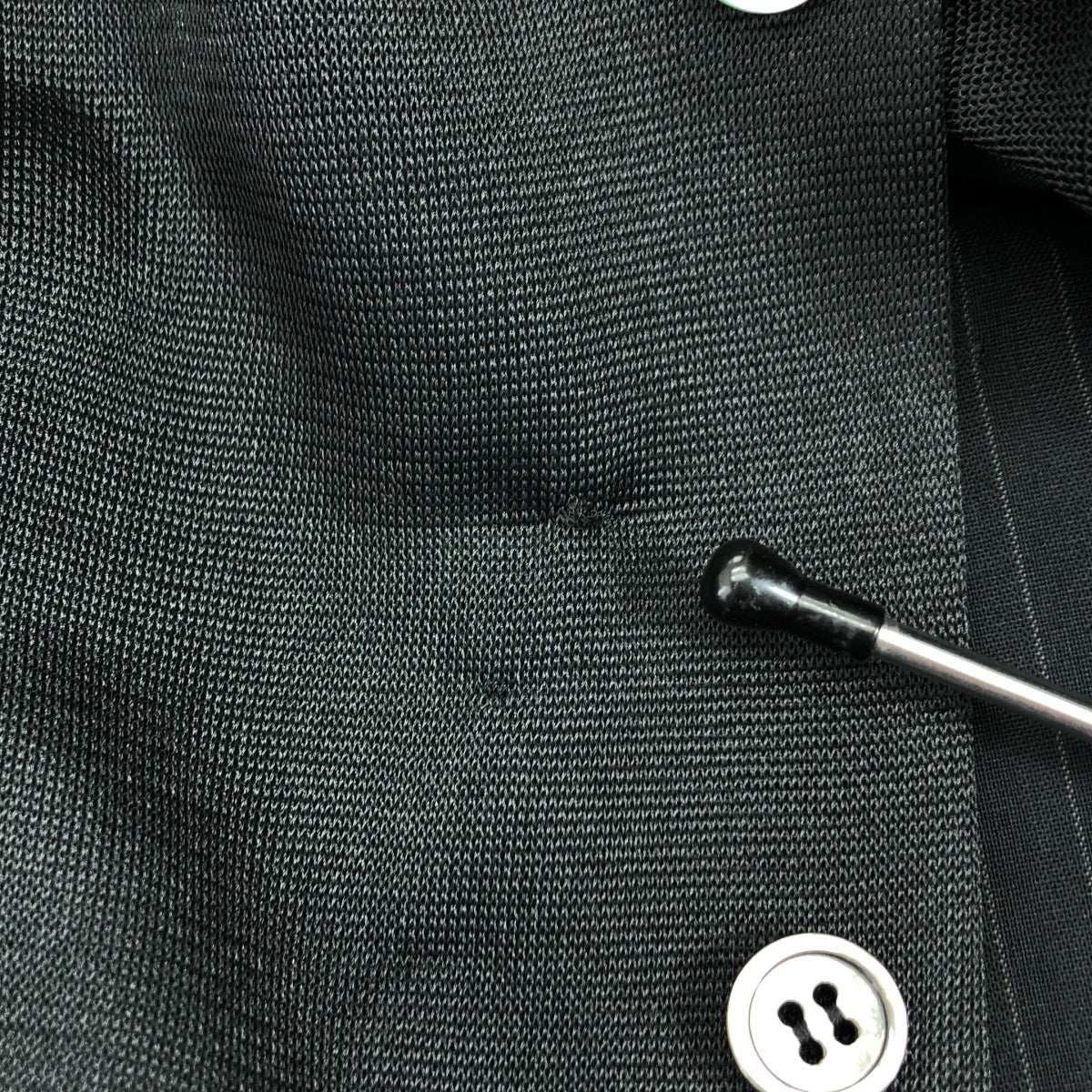 [狀況良好] JUNYA WATANABE COMME des GARCONS / 渡邊淳彌 | 2021SS / AD2020 | 透明開衫對接層疊羊毛連身裙 | XS | 黑色 | 女款
