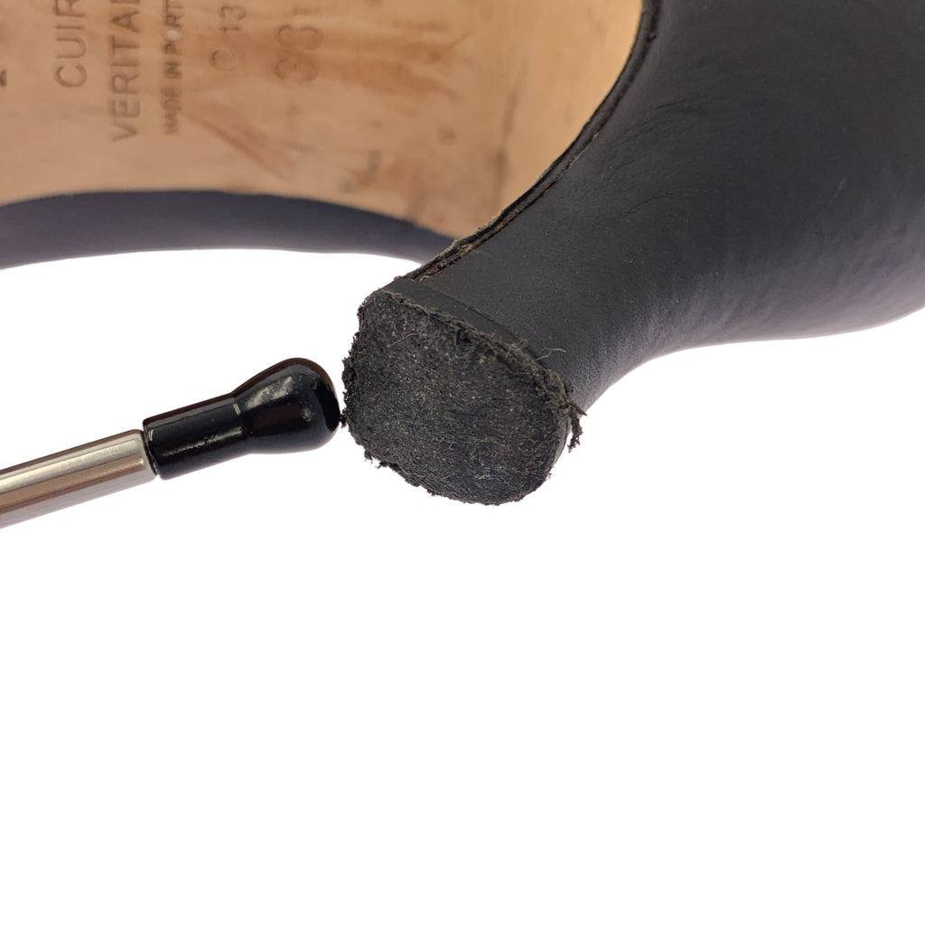 repetto / 레펫 | 가죽 사이드 고어 힐 부티 짧은 부츠 | 38 | 여성