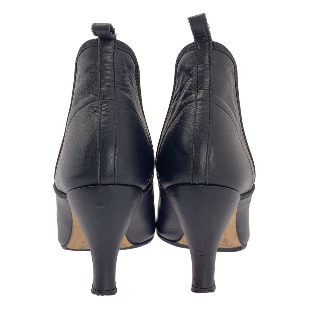 repetto / 레펫 | 가죽 사이드 고어 힐 부티 짧은 부츠 | 38 | 여성