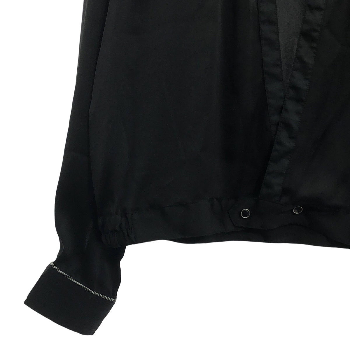 YSTRDY'S TMRRW / 예스타 데이즈 투모로우 | 새틴 웨스턴 셔츠 | L | 블랙 | 남성