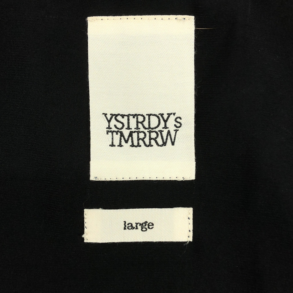 YSTRDY'S TMRRW / 昨日的明日 | 西部緞面襯衫 | L | 黑色 | 男款