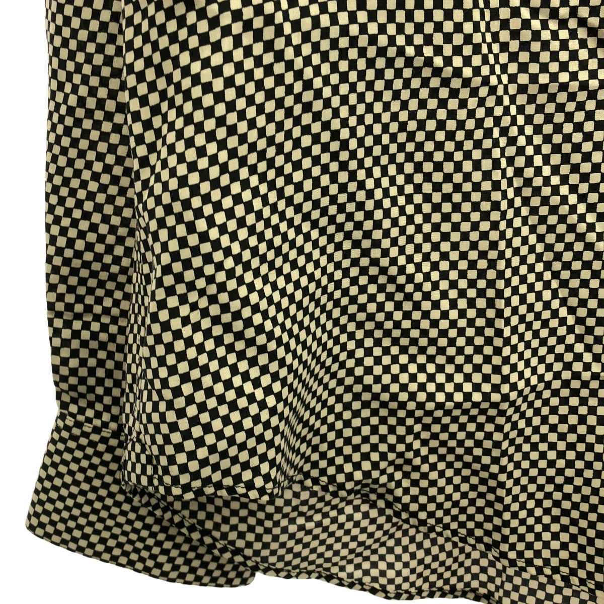 【美品】  CELINE / セリーヌ | 2021SS | THE DANCING KID  クラシック レーヨン シャツ | 43 | ブラック/ベージュ | メンズ