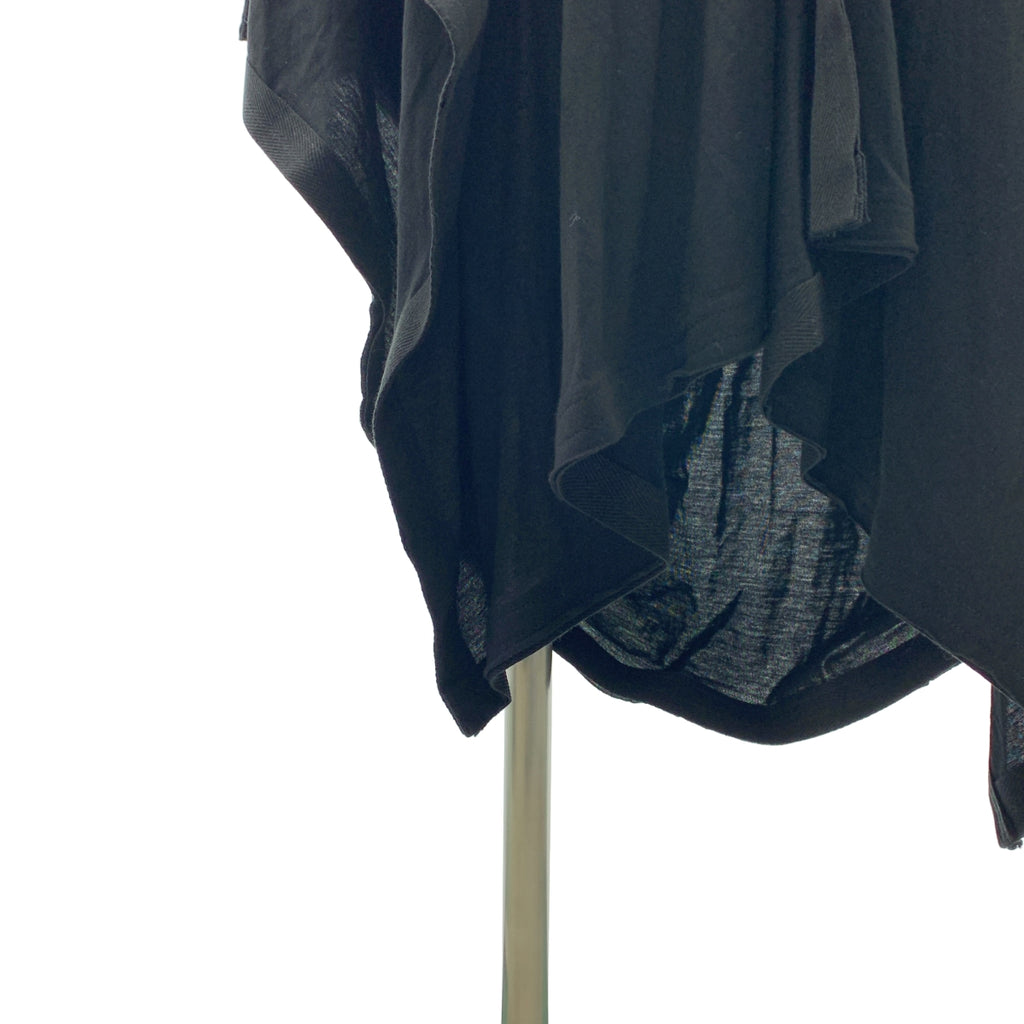 S'YTE YOHJI YAMAMOTO / サイトヨウジヤマモト | オーバーシルエット ロング ポンチョ カーディガン |