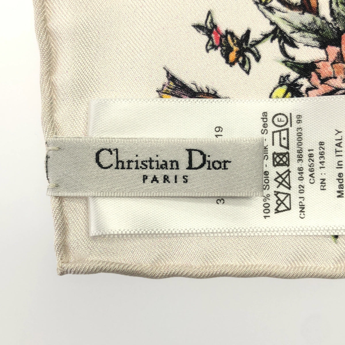 コ*ミ様 Christian Dior ディオール 大判シルクスカーフ 花柄 す Dior】ディオール D-FLORAL ミッツァ スカーフ シルクツイル (Dior