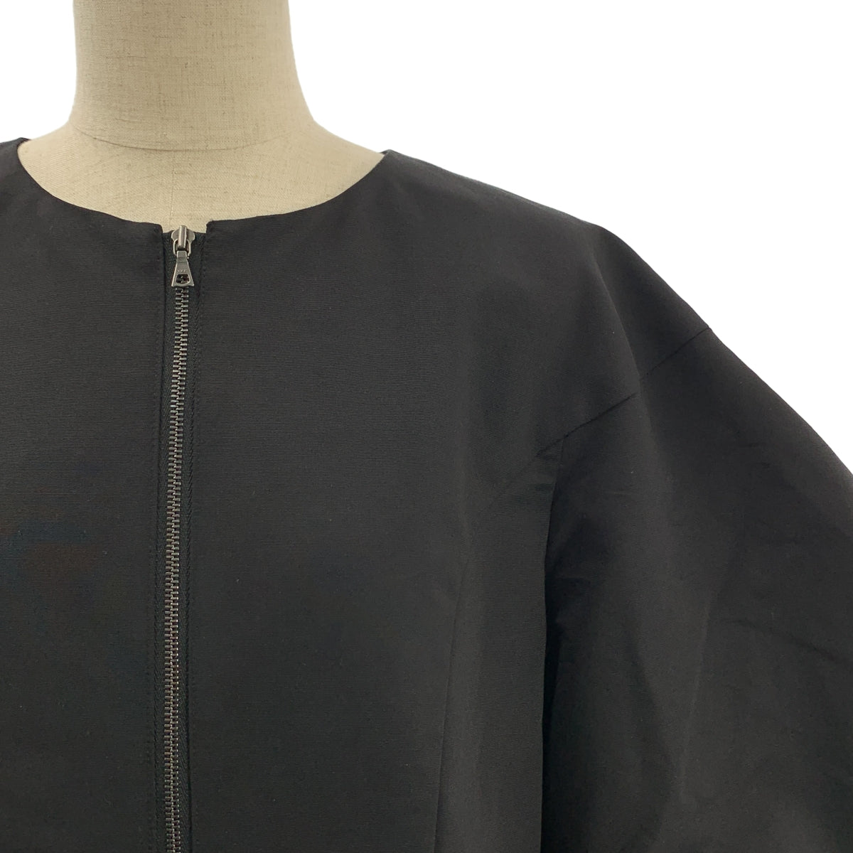 【美品】  LE PHIL / ルフィル | コーデュラストレッチツイルジャケット | F | ブラック | レディース