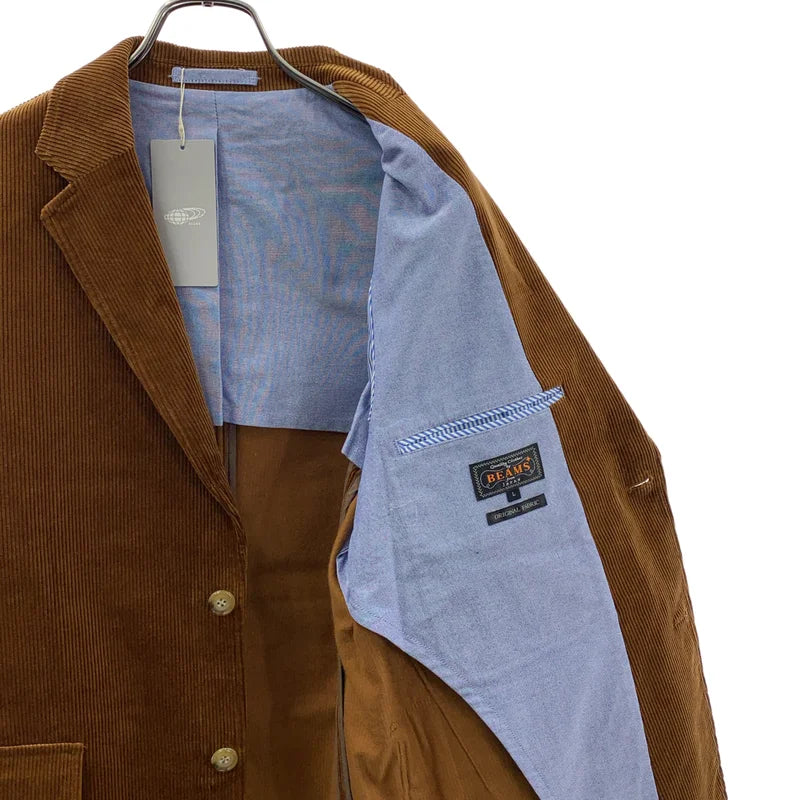 BEAMS PLUS / ビームスプラス | 3B Jacket Corduroy / コーデュロイ シングルブレスト ジャケット | L | メンズ