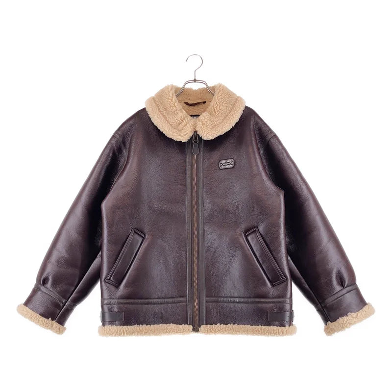 HYSTERIC GLAMOUR / ヒステリックグラマー | 2024AW | B-3 フェイクレザー フライトジャケット | L | メンズ