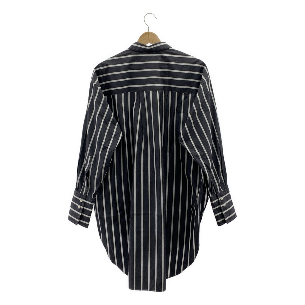 robelite&CO. / ローベリイテアンドシーオー | × L'Appartement Wide Stripe Shirt ワイド ストライプ シャツ | 38 | ネイビー/ホワイト | レディース