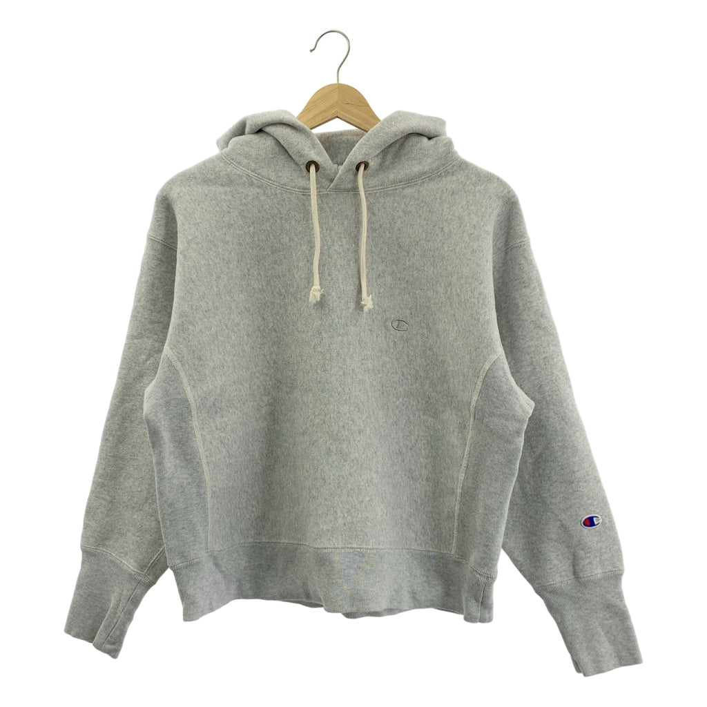 CHAMPION / チャンピオン | REVERSE WEAVE 単色タグ 復刻 フーデッド トレーナー / CWSU103 | M | グレー | レディース
