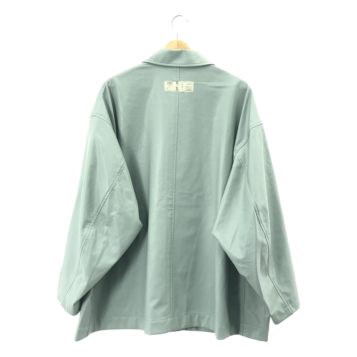 【美品】  AMERI / アメリ | × N.HOOLYWOOD / エヌハリウッド FAKE LEATHER JACKET / フェイクレザー オーバー ジャケット | S | グレー | レディース
