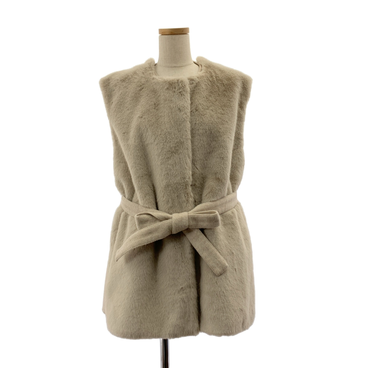 SEVEN TEN by MIHO KAWAHITO | 2024 秋冬系列 | 雙面三穿毛絨背心 | XS 碼 |