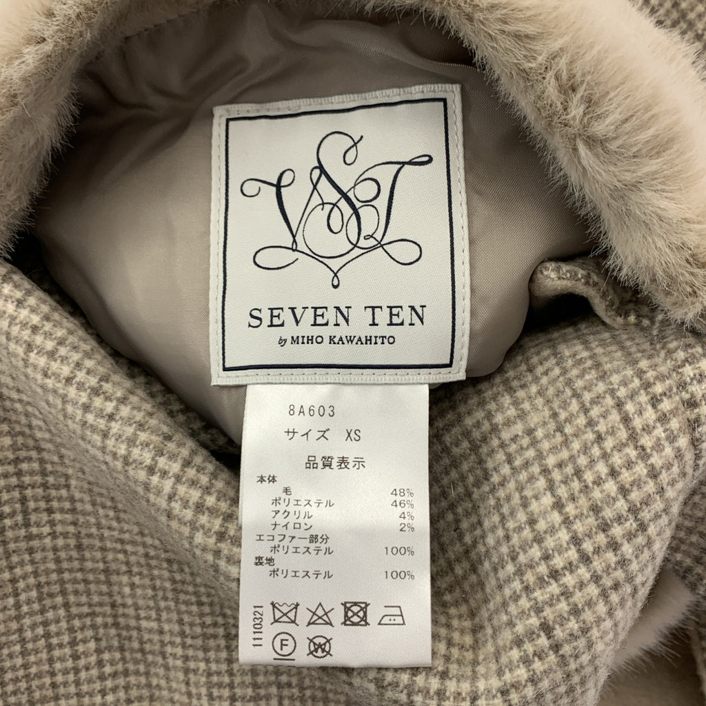 SEVEN TEN by MIHO KAWAHITO | 2024 秋冬系列 | 雙面三穿毛絨背心 | XS 碼 |