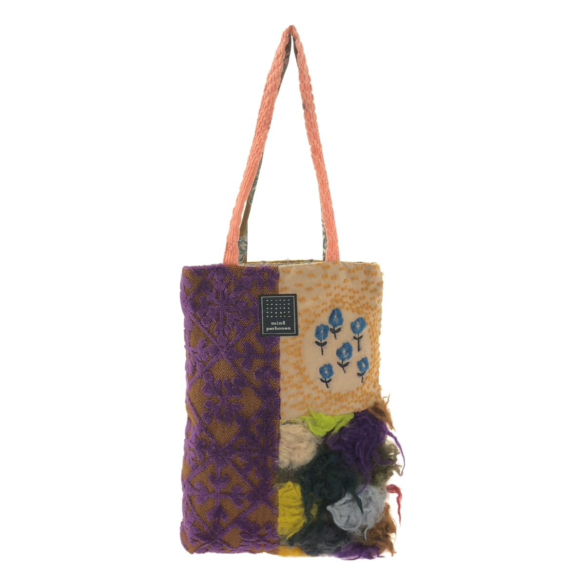 mina perhonen / ミナペルホネン | つづく展限定 図録 刺しゅう パッチワーク トートバッグ |