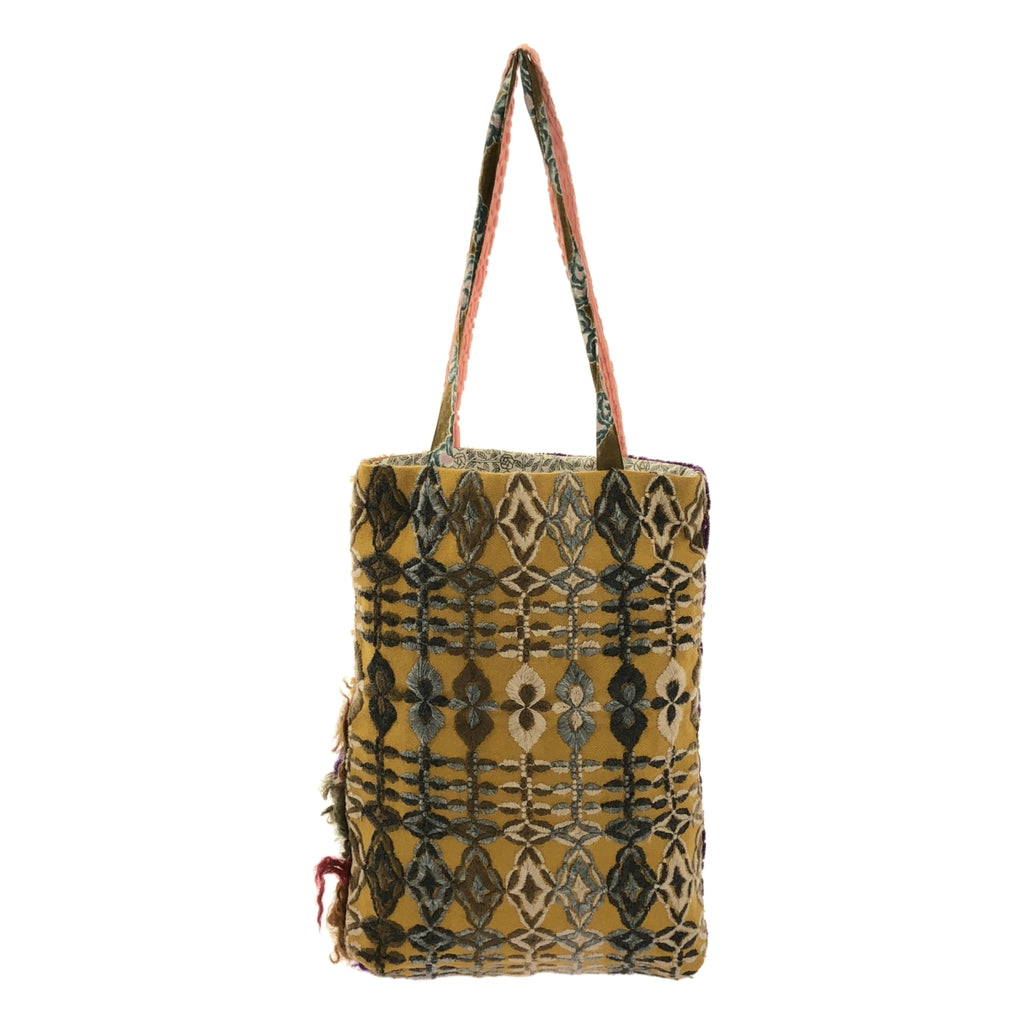 mina perhonen / ミナペルホネン | つづく展限定 図録 刺しゅう パッチワーク トートバッグ |