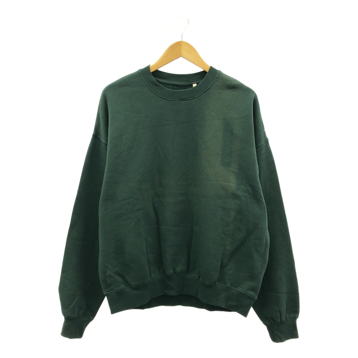 FOG ESSENTIALS / エフオージーエッセンシャルズ | バックプリント クルーネック スウェット | S | グリーン | メンズ