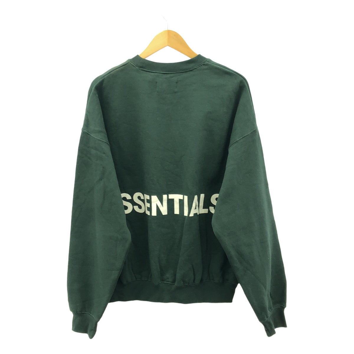 FOG ESSENTIALS / エフオージーエッセンシャルズ | バックプリント クルーネック スウェット | S | グリーン | メンズ