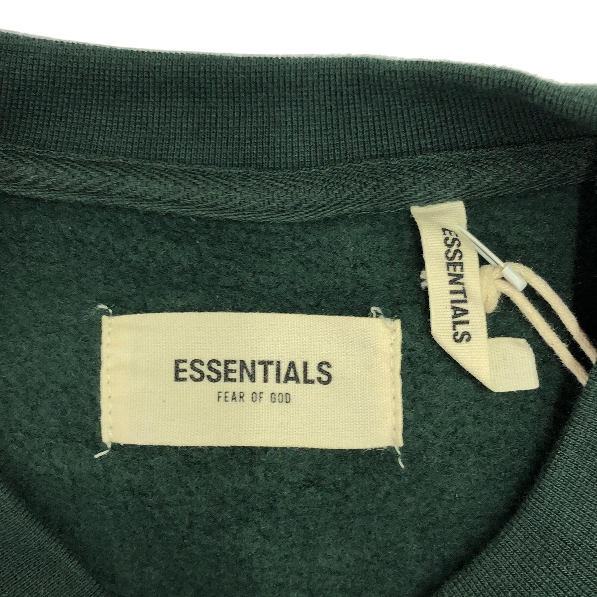 FOG ESSENTIALS / エフオージーエッセンシャルズ | バックプリント クルーネック スウェット | S | グリーン | メンズ