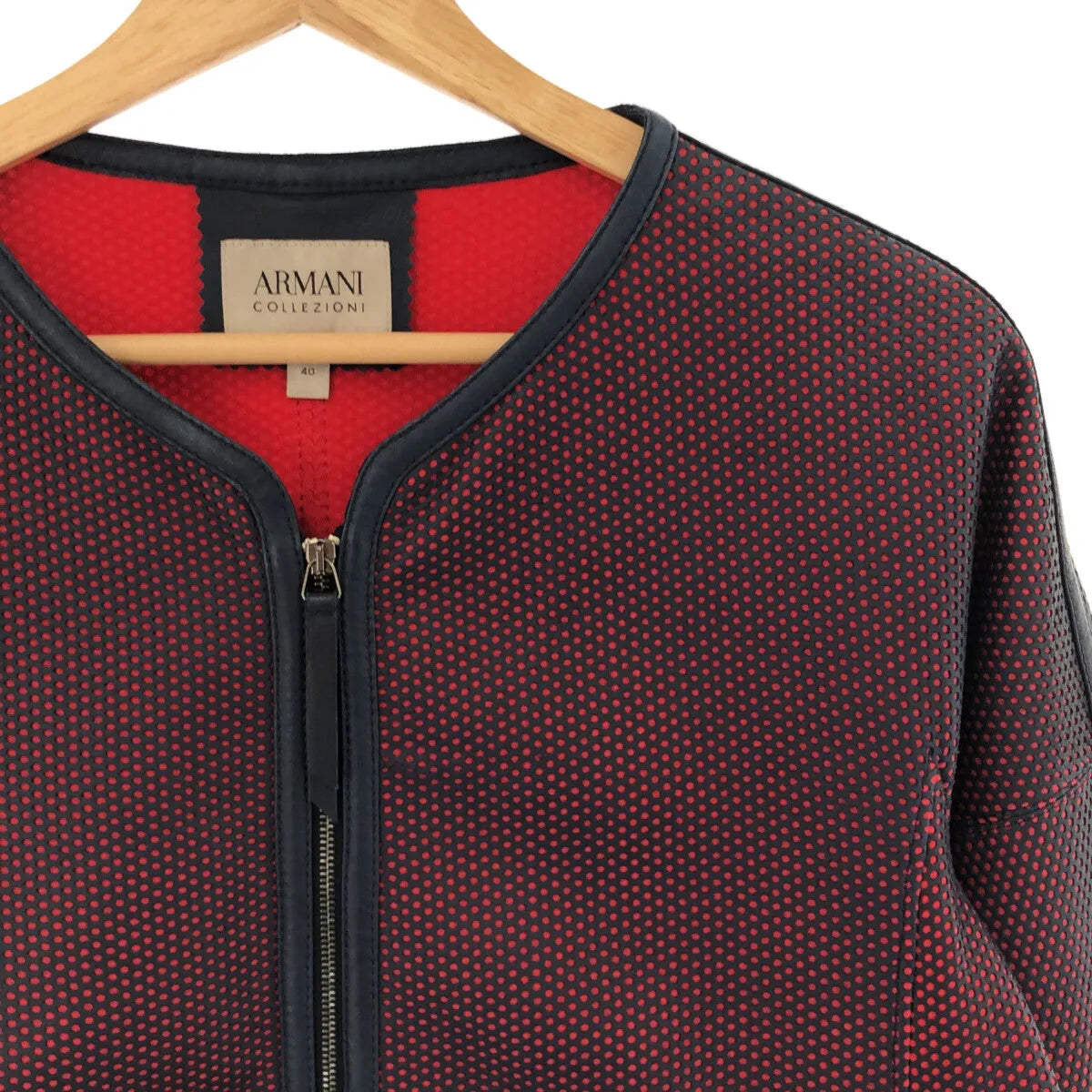 専用です【ARMANI collezioni 】 ボンディングジャケット グレー acg07s_2.jpg