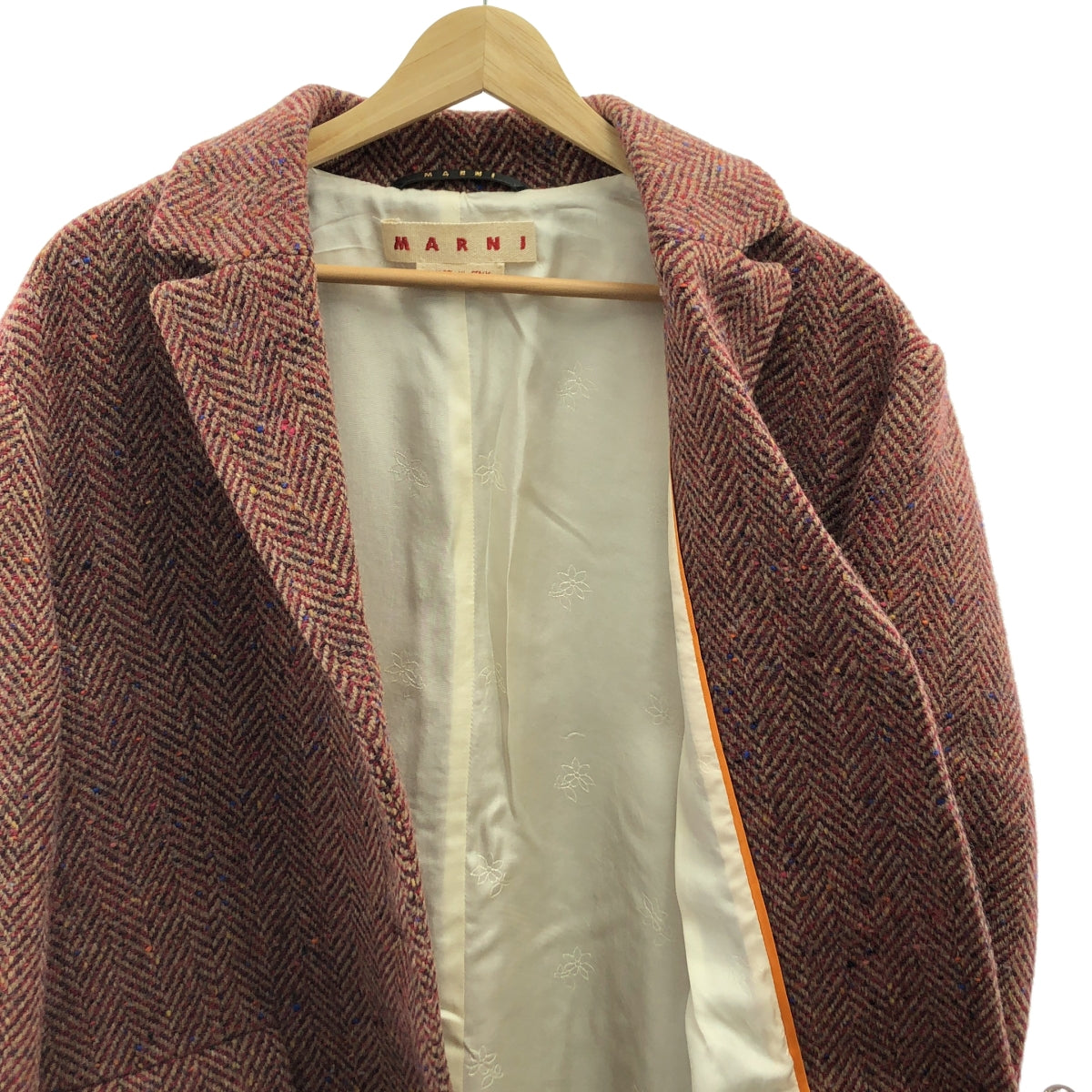 MARNI / マルニ | 2022AW | ウール ヘリンボーン テーラードジャケット | 38 | レディース