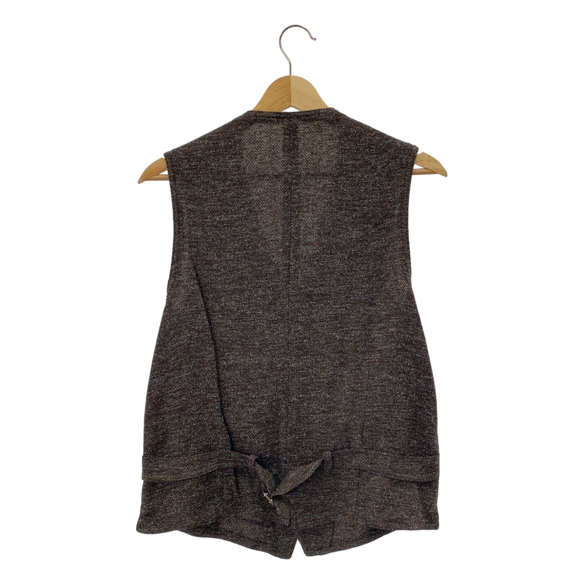 LARDINI | 羊毛混紡粗花呢背心/馬甲（配胸花）| 尺寸 46 | 男款